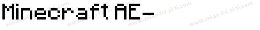 Minecraft AE字体转换
